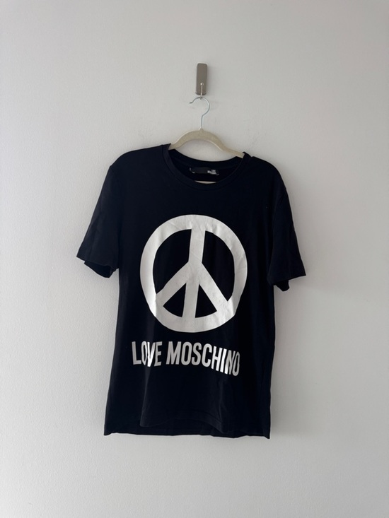 Love Moschino Other - LOVE MOSCHINO Black Peace Tee L